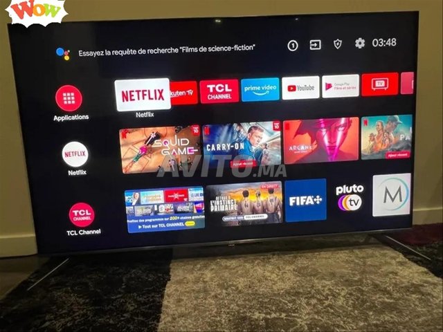 TCL 55 pouces 4k d'Europe français 