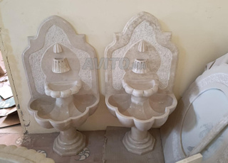 fontaine mural en marbre