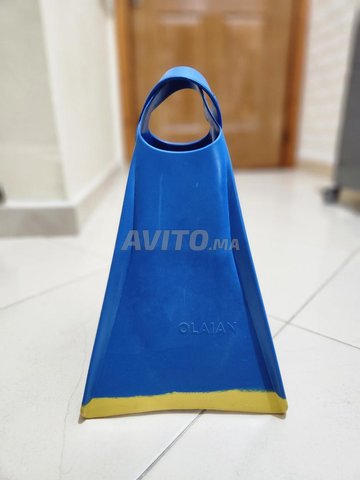 Palmes bodyboard turquoise jaune Taille 40-41