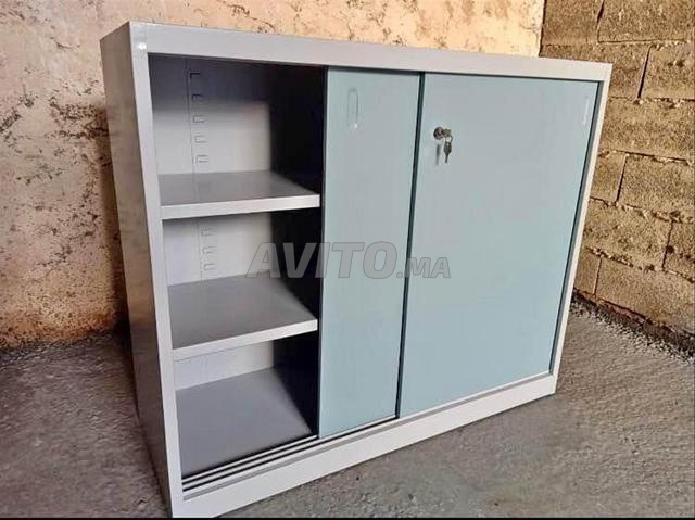 Armoire métallique haute a deux portes battante@^\