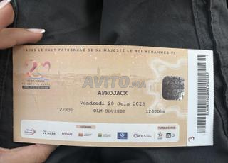 Ticket mawazine AFROJACK