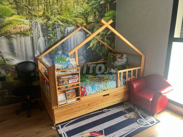 Lit cabane enfant (2 couchage possible)