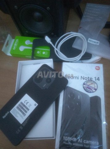 256 Redmi note 14 ram 8 espace