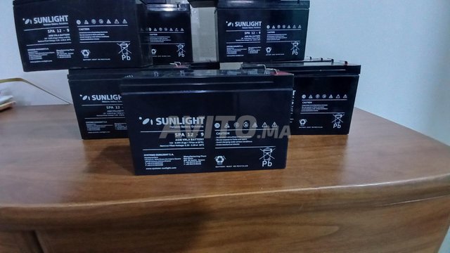 lot batterie VISION SUNLIGHT 60dh casa hay hassani