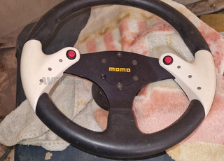 volant momo tornado blan 350mm