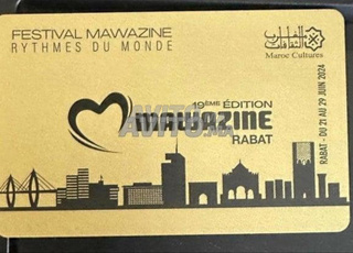 Carte gold Mawazine 