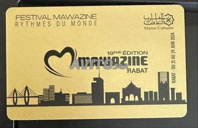 Carte gold Mawazine 