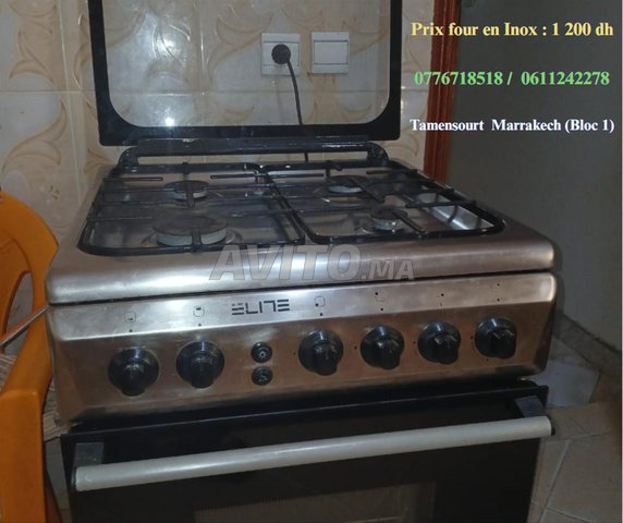Cuisinière four ELITE Inox à vendre à Marrakech 