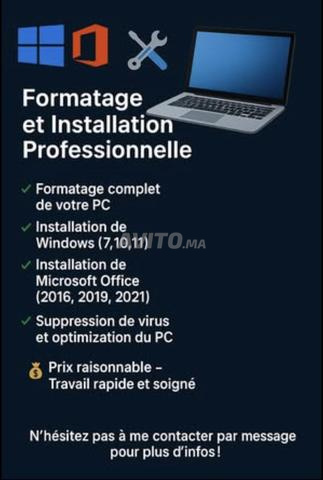 Formatage PC & Installation Professionnelle 💻