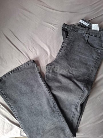 Jean noir patte d'éléphant 