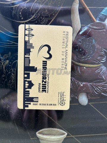 2 Cartes GOLD – Festival Mawazine 2025