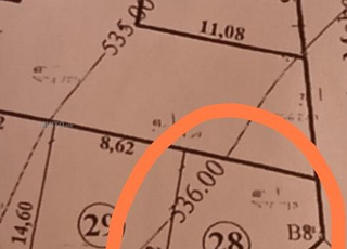 Terrain titré Loti à vendre à petit prix 