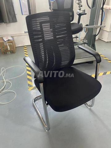 Chaise a roulette pour bureau \ fauteuil visiteur@ - 2