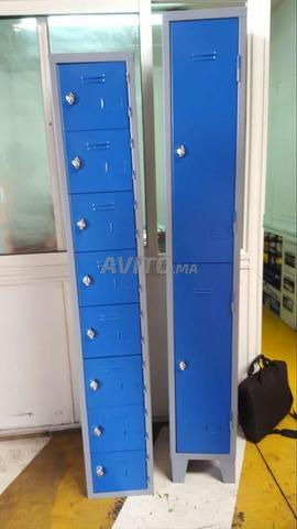 Armoire casier vestiaire métallique 3 portes dispo - 2