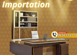 🏷️ Bureau Président Classique – Luxe intemporel