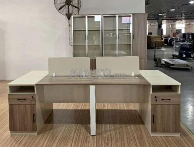 Bureau partagé moderne 2 places