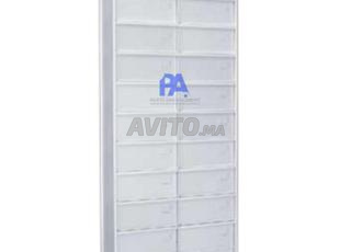 Armoire métallique à clapet 20 cases