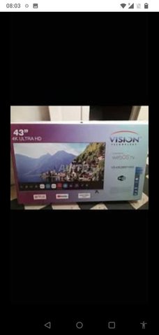 🇦🇨 vision  43 ″ WebOs  ,4K ultra HD slim 