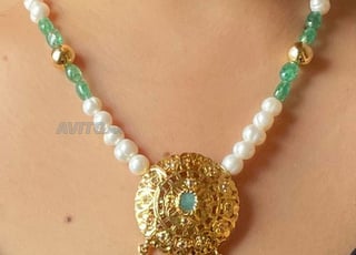 collier en argent rhodié en or 