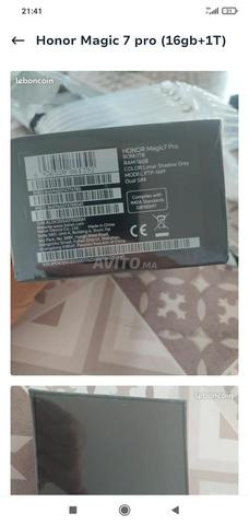 Honor Magic 7 pro (16gb avec 1T) neuf - 2