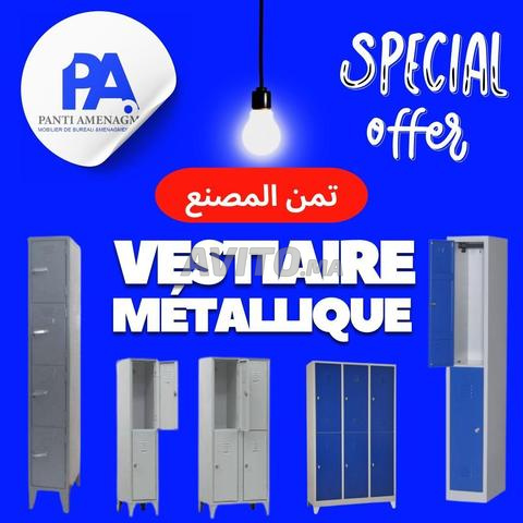 Armoire casier vestiaire métallique monobloc 4 - 2