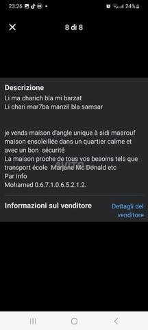 Maison individuelle à Sidi Maarouf