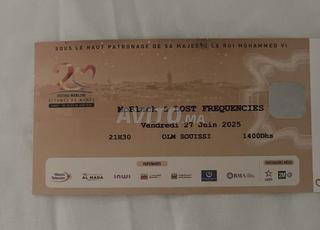 1 ticket moblack & lost frequencies (gold)