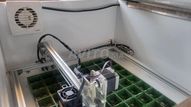 cnc laser avec boite et extracteur