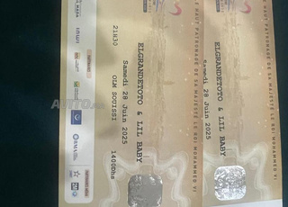 Tickets toto et  lil baby mawazine