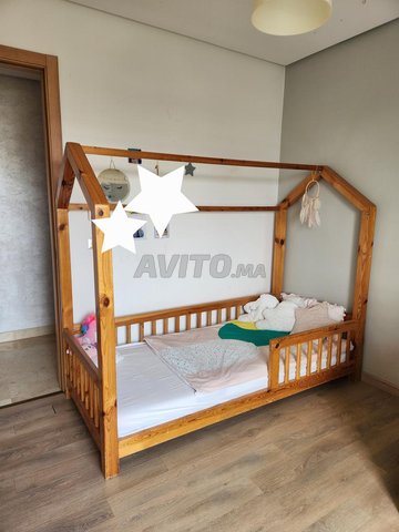 Lit cabane enfant 90*200