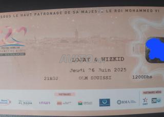 ticket wizkid mawazine 2025