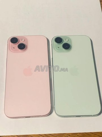 iphone 15 avec deux airpods pro2 anc mtar9in 