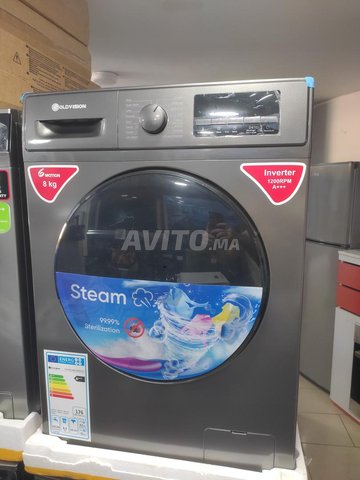 Machine a laver gold vision 8kg inverter 