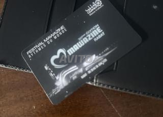 Carte blacks et blacks Journalieres mawazine 