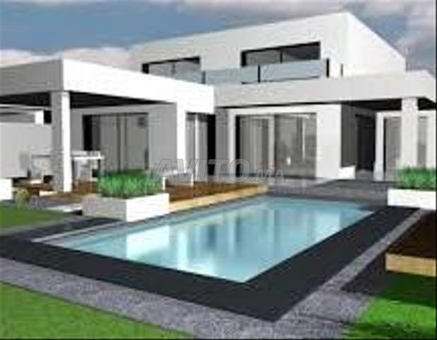 Terrain titré zone villa route Amizmiz 