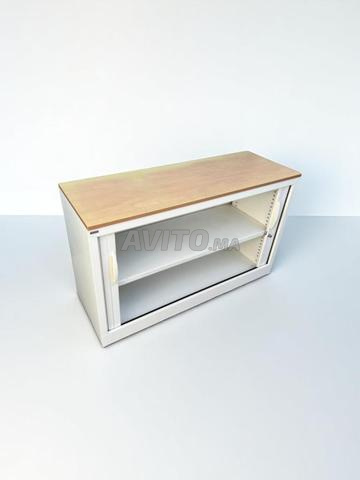 Armoire basse blanche 120x74cm Magencia