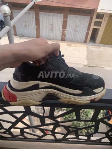 Balenciaga Triple S Black and Red