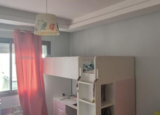 lit superposé et bureau 