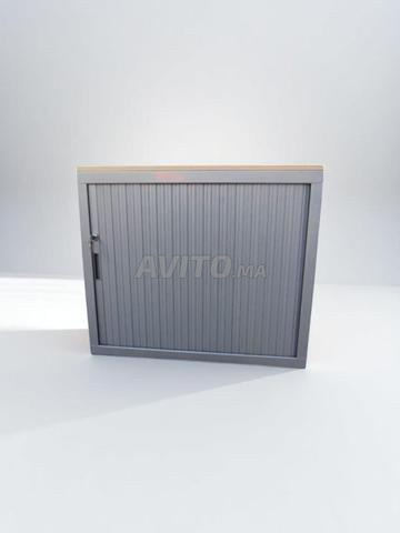 Armoire basse Marcadet à rideau 80x74cm Promo