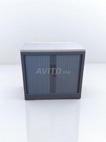 خزانة منخفضة Marcadet قضبان مقواة 80x73 سم