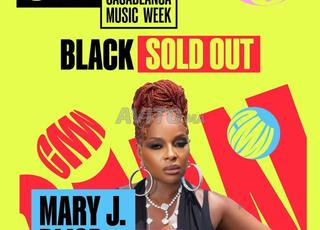 Tickets mary J et Dj abdel