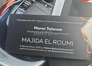 Carte mawazine invitation 28/06