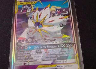 carte solgaleo et lunala GX anglais