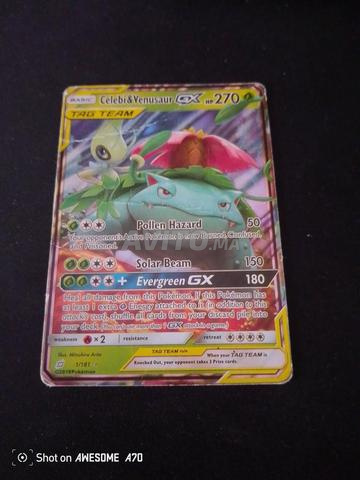 carte celebi et Venusaur GX anglais