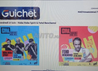 2 tickets pour Hoba Hoba Spirit et Fehd Benchemsi