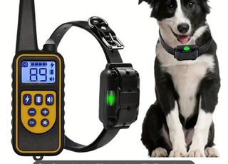 طوق تدريب الكلاب مع جهاز تحكم عن بعد