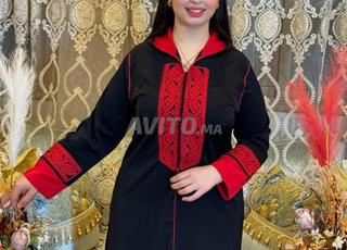 جلابة مخزانية كرناج بالطرزة و العقاد  رائعة