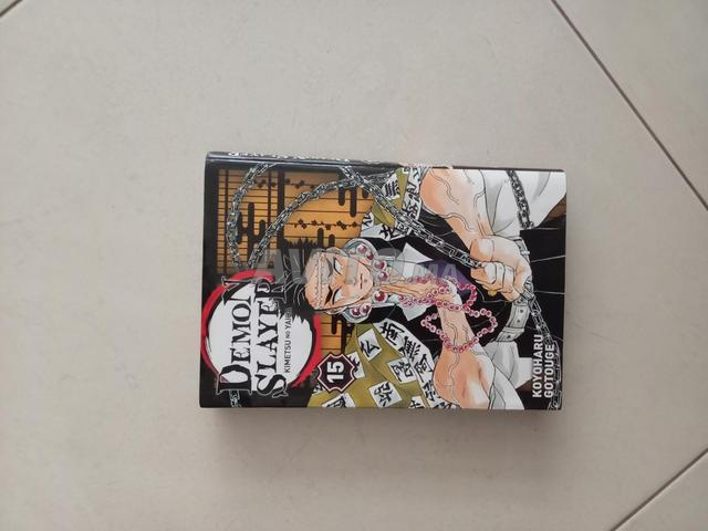 manga démon slayer tome 15 neuf en parfaite eta
