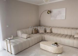 Canapé d’angle beige