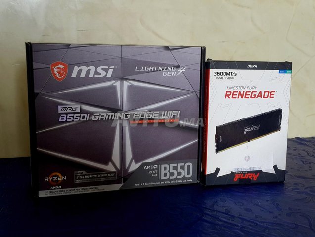 COMBO AMD RYZEN AM4 MSI B550I MINI ITX 16GB DDR4 